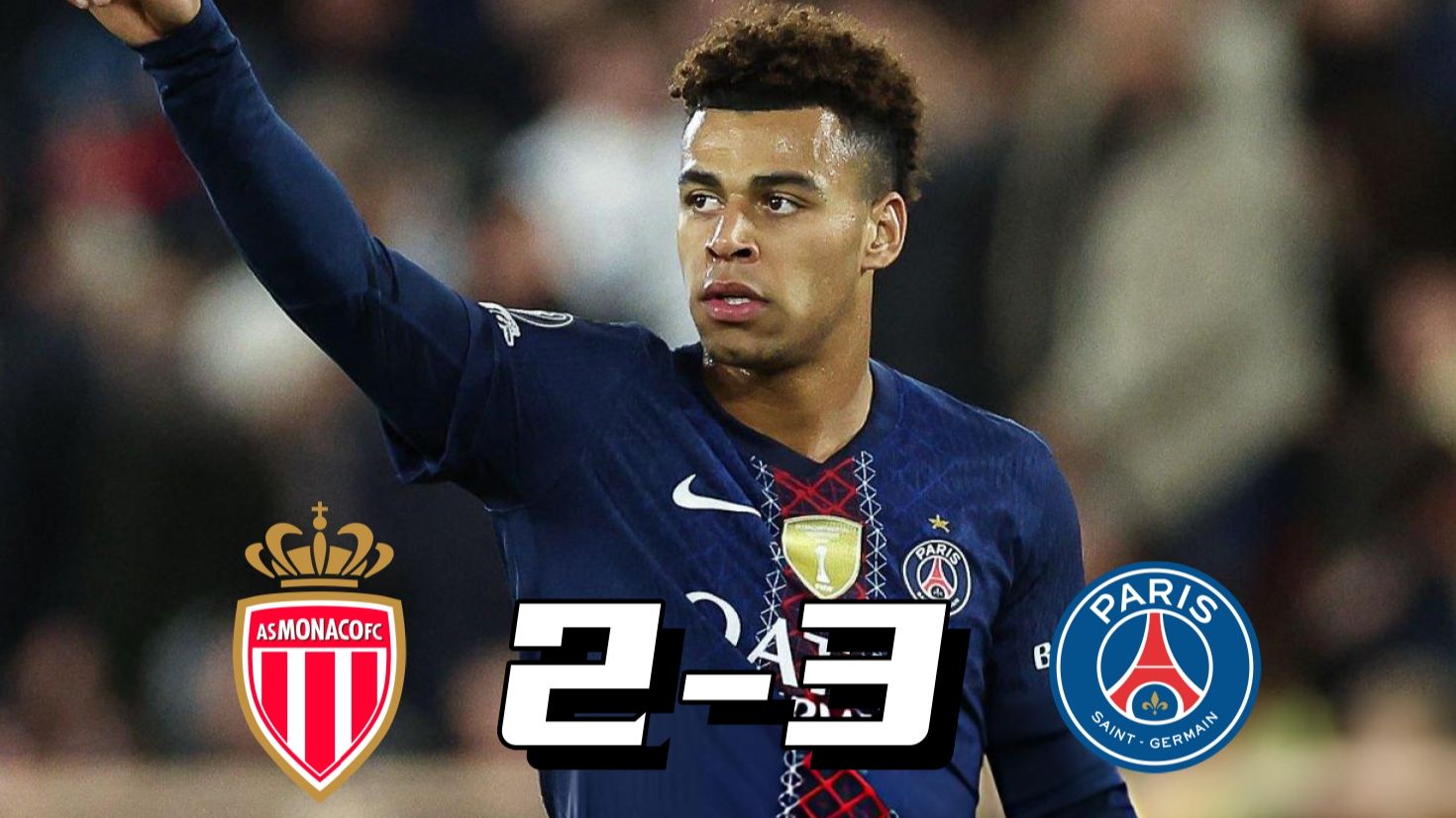 梅西帽子戏法，巴黎圣日耳曼-逆转胜摩纳哥的简单介绍